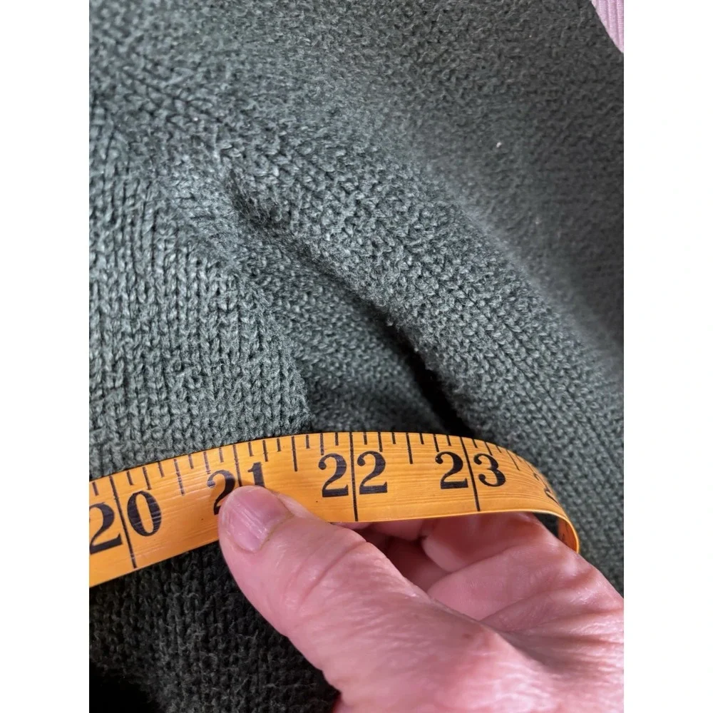 Vintage Polo Ralph‎ Lauren Sweater Men L Green 100% Cotton 1990s Sweater Polo